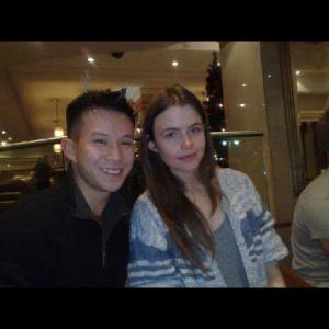 BAO TIEU WITH HOLLYWOOD STAR NICOLE LINKLETTER, AMERICAS NEXT TOP MODEL WINNER CYCLE 5,