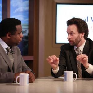 Still of Jon Glaser and Jay Jackson in Parks and Recreation 2009