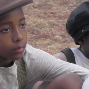 Akili Moree and Jonathan Stewart in The Young Oscar Micheaux written and directed by JD Walker