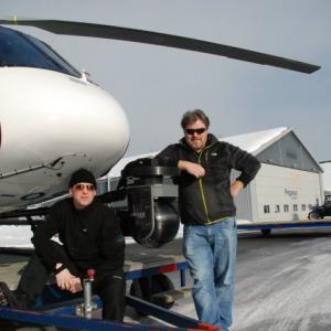 Toivo Nilsen Film Manager Fuglefjellet and Leif Johan Holand Aerial ManagerDOP Aerial