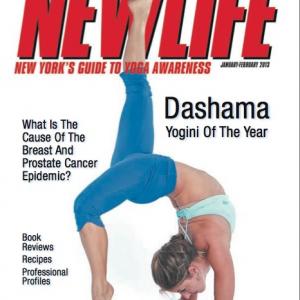 New Life  New York Yoga Magazine cover model and feature Yogini of the Year 2013