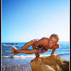 yoga at Shell Beach