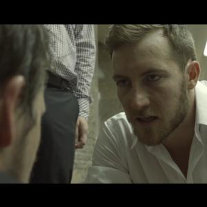 Screenshot from my short film Genetics with actor Aaron Cottrell
