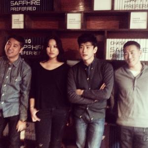 The cast of Seoul Searching at Chase Filmmakers Lodge Sundance 15