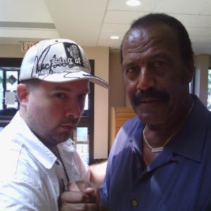 WITH CLIENT NFL AND FILM LEGEND  FRED THE HAMMER WILLIAMSON  AUGUST 2013