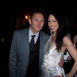 Elly Kaye and Michael Emerson at the LOST Fan Finale Party in Downtown Los Angeles