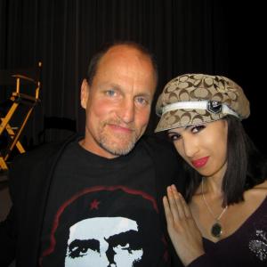Elly Kaye with Woody Harrelson