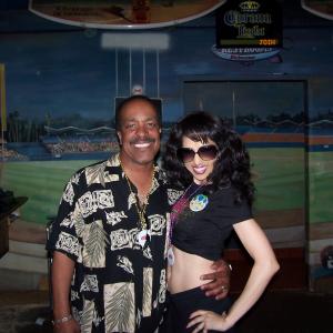 Elly Kaye with Robert Gossett from the hit TV show The Closer