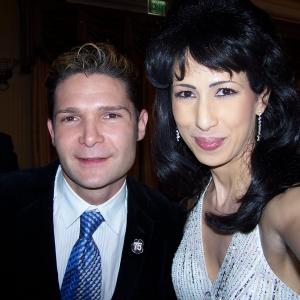 Elly Kaye and Corey Feldman at the Academy Awards Night of 100 Stars hosted by the legendary Norby Walters