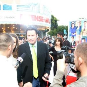Interviewing John Travolta