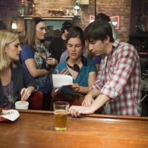 Still of Drew Barrymore, Nanette Burstein and Justin Long in Going the Distance (2010)