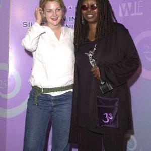 Drew Barrymore and Whoopi Goldberg