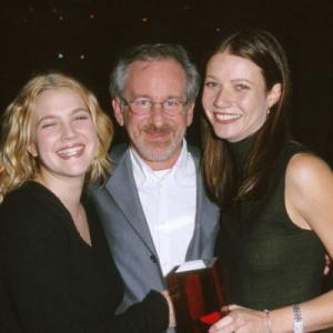 Drew Barrymore, Steven Spielberg and Gwyneth Paltrow