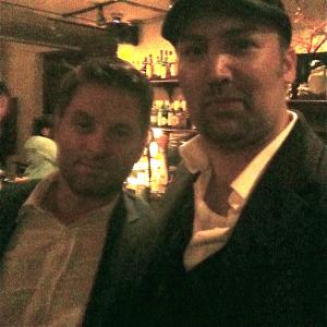 Shea Whigham (the Sheriff on Boardwalk Empire) and Aron Michael Thompson at the Seattle 