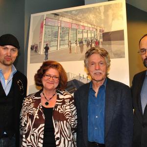 Aron Michael Thompson  Tom Skerritt supporting the new SIFF Film Center