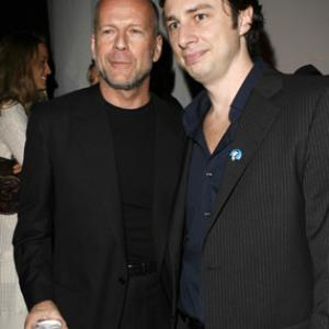 Bruce Willis and Zach Braff