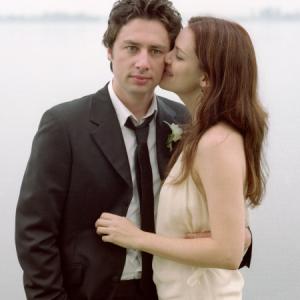 Still of Jacinda Barrett and Zach Braff in The Last Kiss 2006