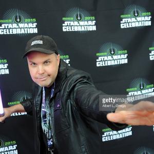 ANAHEIM CA  APRIL 19 Writer Neo Edmund at Day Four of Disneys 2015 Star Wars Celebration held at the Anaheim Convention Center on April 19 2015 in Anaheim California Photo by Albert L OrtegaGetty Images