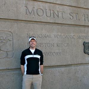 George Rabatin at Mount Saint Helens Visitor Center