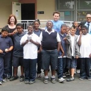 Shon Brooks donates 3,000 magazines, 130 calculators, and posters to Johnson Magnet School. The San Diego Unified School District also celebrated their partnership with Brooks Entertainment Inc. in efforts of releasing the Shon Brooks video games.
