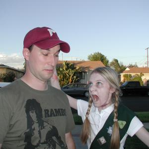 Michael Foulke and Ashley Switzer on set of T is for Temptation 2011