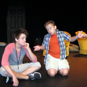 Dylan Sprayberry, Carsen Warner as tick 'The Whistler' The Blank's Theater's 2012 Young Playwrights Festival in the Play 