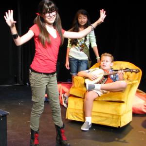 Danielle Cohen Victoria Grace Carsen Warner The Blanks Theaters 2012 Young Playwrights Festival in the Play SCRAPBOOK