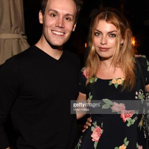 TV personality Matthew Hoffman and Lola Lennox Fruchtman attend the Google Made With Code event in honor of CODEGIRL on November 1 2015 in Los Angeles California