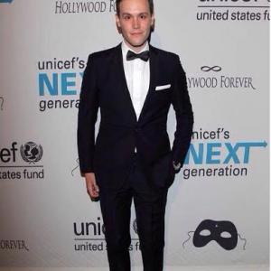 Television Host Matthew Hoffman attends the 2014 Unicef Halloween Masquerade Gala in Los Angeles California