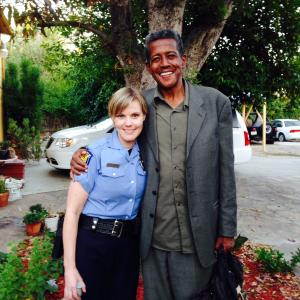 On location filming Chris Reese's SOME TORCHES DON'T BURN, with fellow cast member Shauna Gray Konnerth