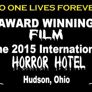 Laurel for 3rd Place win for Best Sci-Fi Feature for the International Horror Hotel Film Festival.