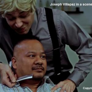 Joseph Villapaz as Sweany's next victim in a scene from Samson Chin.