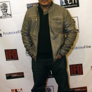 Director Joseph Villapaz on the red carpet at the 2011 New York International Independent Film & Video Festival.