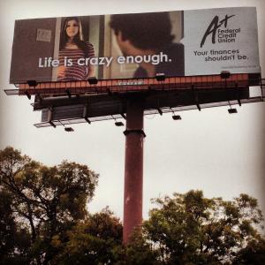 One of three billboards up in Austin, TX