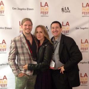 Scotty Dickert with Elana Krausz and Perris Alexander at the Los Angeles Film Festival