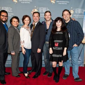 Scotty Dickert with cast and crew of Odd Brodsky at the Arpa International Film Festival  Egyptian Theatre Hollywood