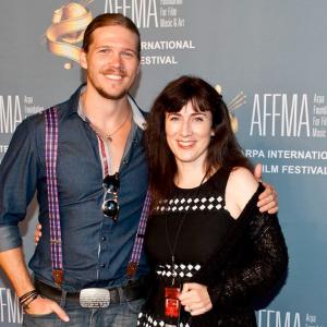 Scotty Dickert and Director Cindy Baer at the Arpa International Film Festival  Egyptian Theatre Hollywood