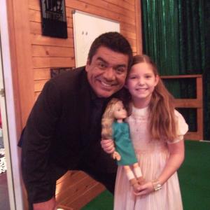 Chloe with George Lopez