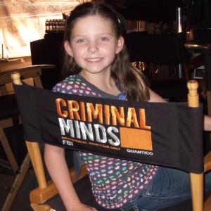 On the set of Criminal Minds