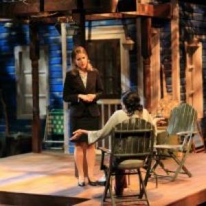 'Proof', Flat Rock Playhouse: Claire and Cathy speak.