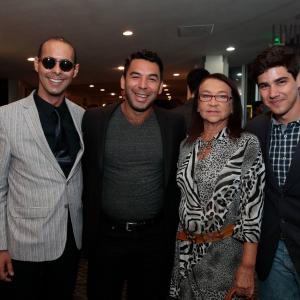 With Eric Marinho and others at Los Angeles Brazilian Film Festival, LABRFF 2015.