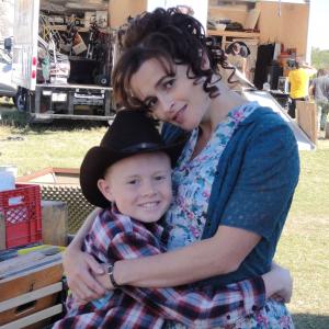 Helena Bonham Carter and Jakob Davies in The Young and Prodigious T.S. Spivet (2013)