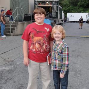 Robert Capron and Jakob Davies in Diary of a Wimpy Kid Rodrick Rules 2011