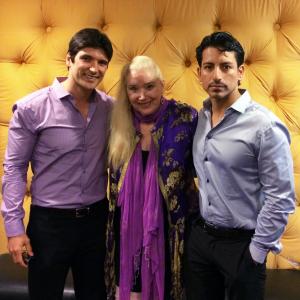 Jacques Mitchell Sally Kirkland and Alex Kruz at the screening of Archaeology of a Woman 2014
