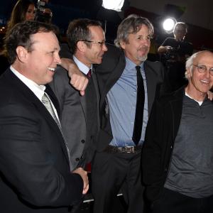 Larry David, Bobby Farrelly, Peter Farrelly and Richard Lovett at event of Bukas ir bukesnis 2 (2014)