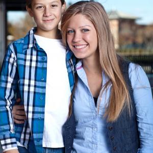 (2010) Drew and sister Katie.