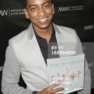 Shaun Brown at Anthony Meindls book release