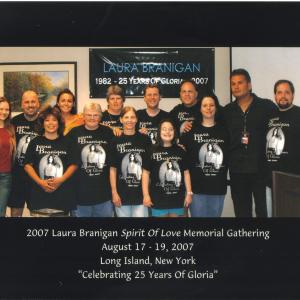 With friends Kathy and Vince Golik and fans at our Laura Branigan 