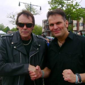 As guest drummer  performer at Bayfest with singer  drummer Mr Richie Ramone of the punk band The Ramones