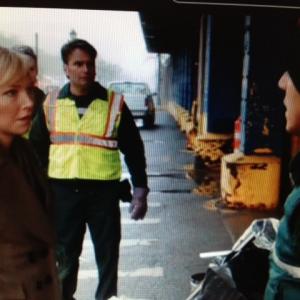 Featured sanitation man & pal of suspect in an action arrest scene on NBC TV Law &Order SVU.